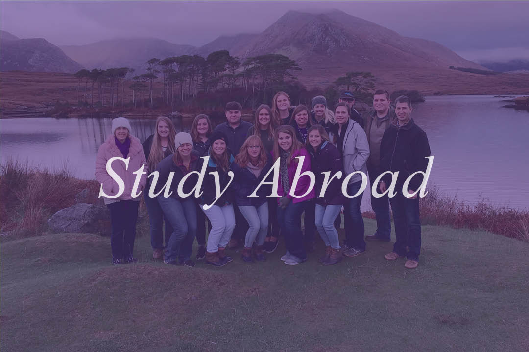Image of Study Abroad. When clicked, leads to Study Abroad Academic Approval PDF.