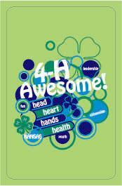 Marketing>Front view of 4-H Membership Cards