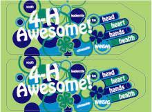 Marketing>4-H Key Tags, Front View
